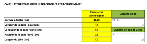 calculateur joint